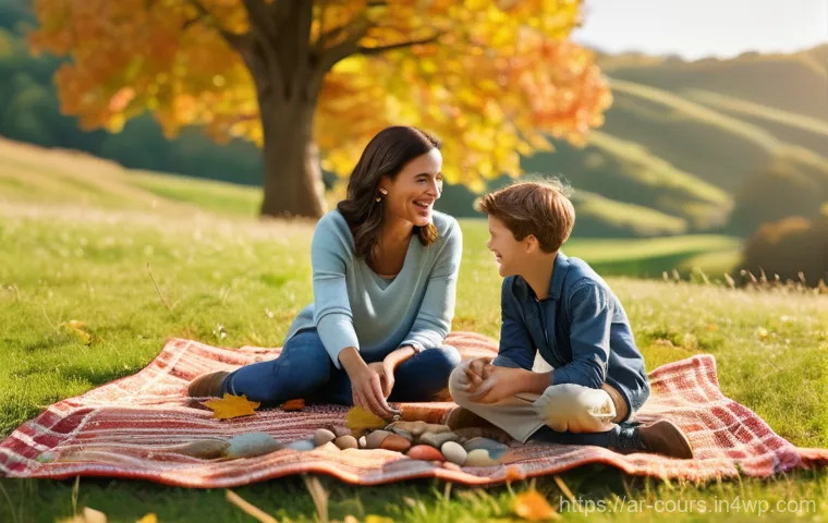 야외 교육 프로그램의 장점 - **Prompt:** Three children, approximately 8-12 years old, actively engaged in a wilderness skills ac...