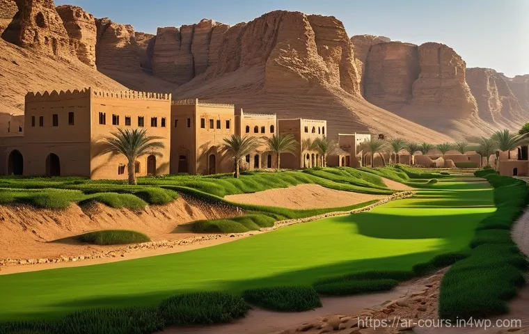 자연 탐방과 역사 교육의 융합 - **Prompt 1: Ancient Wonders of the Desert**
    "A majestic, wide-angle shot of a lone traveler, a w...